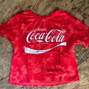 Coca Cola Vintage Tie Dye red T-shirt